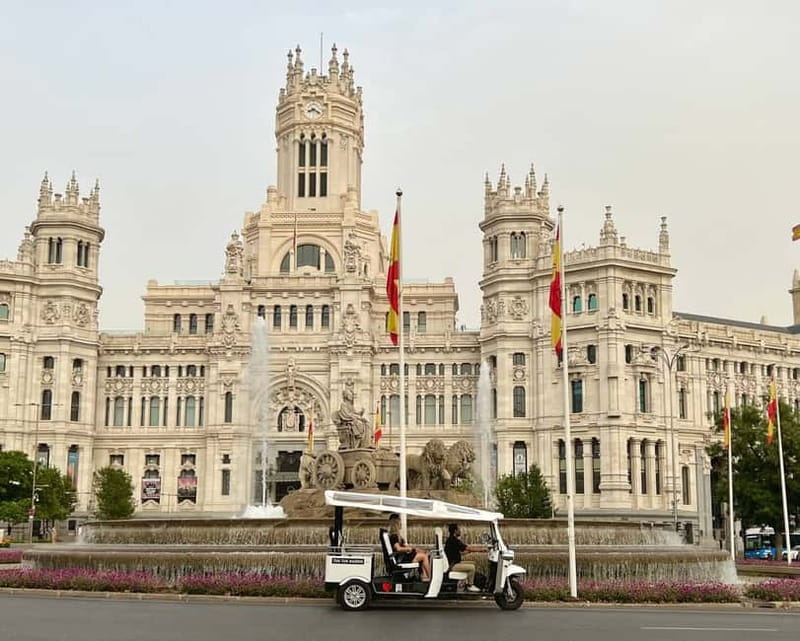 Madrid: Discover the City by Private Electric Tuk Tuk - Key points to know before booking