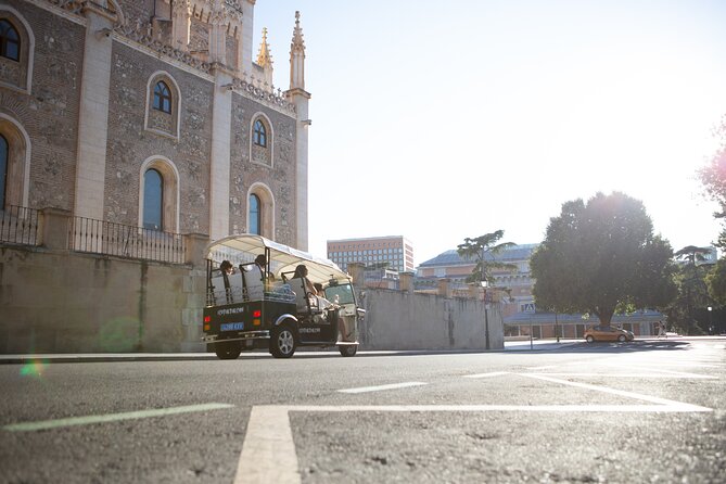 Madrid Expert Plus Tour with Local Guide in Eco Tuk Tuk Private - Plaza de Santa Ana and the western old town