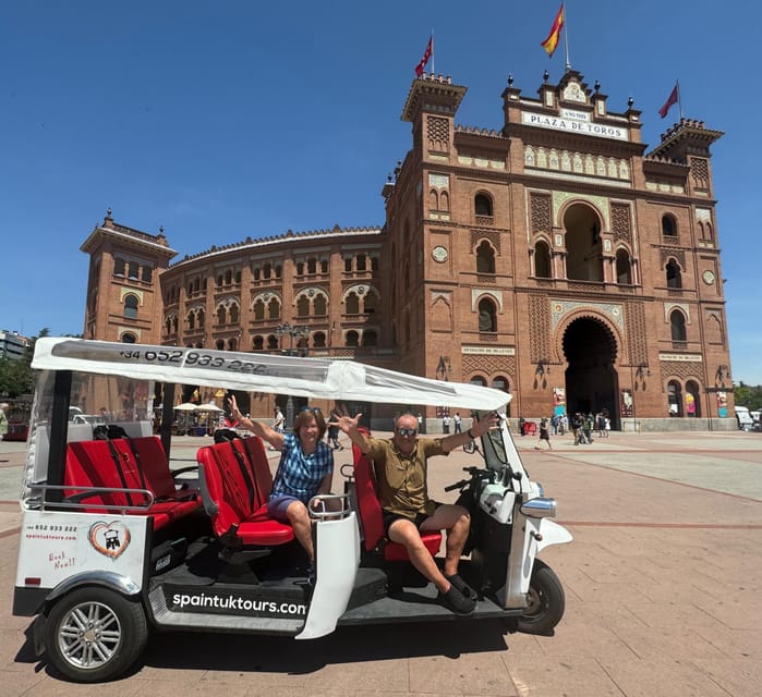 Madrid: Explore the City in an Electric Tuk Tuk - Plaza de España and Cervantes
