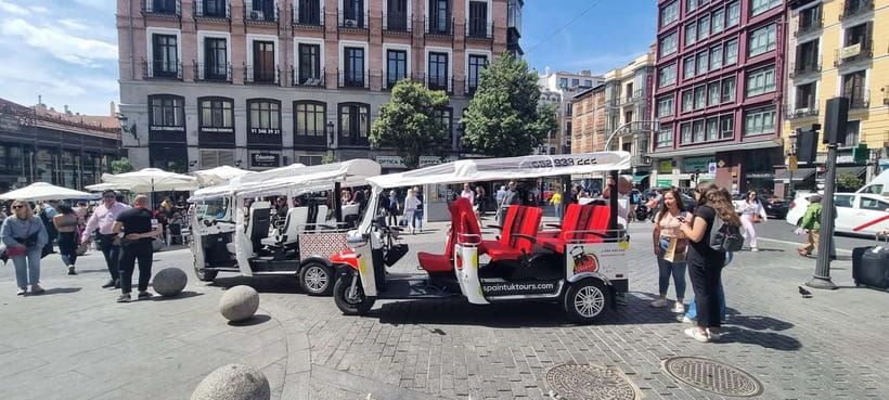 Madrid: Explore the City in an Electric Tuk Tuk - Santiago Bernabéu and the city beyond the center