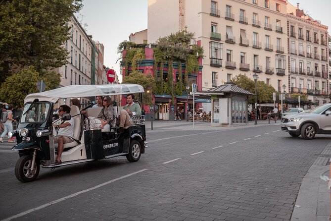Madrid Historical Tour with Local Guide in Eco Tuk Tuk Private - The route from Puerta del Príncipe to Madrid’s great sights