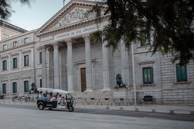 Madrid Historical Tour with Local Guide in Eco Tuk Tuk Private - Congress, Cibeles, and the grand boulevards