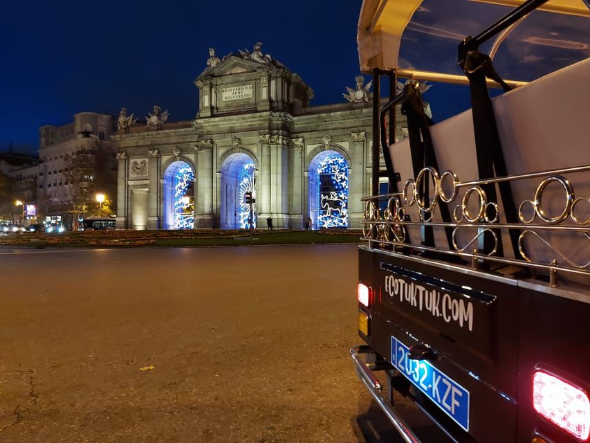 Madrid: Private Christmas Lights Tour by Eco Tuk-Tuk - Starting on Calle Antonio Maura