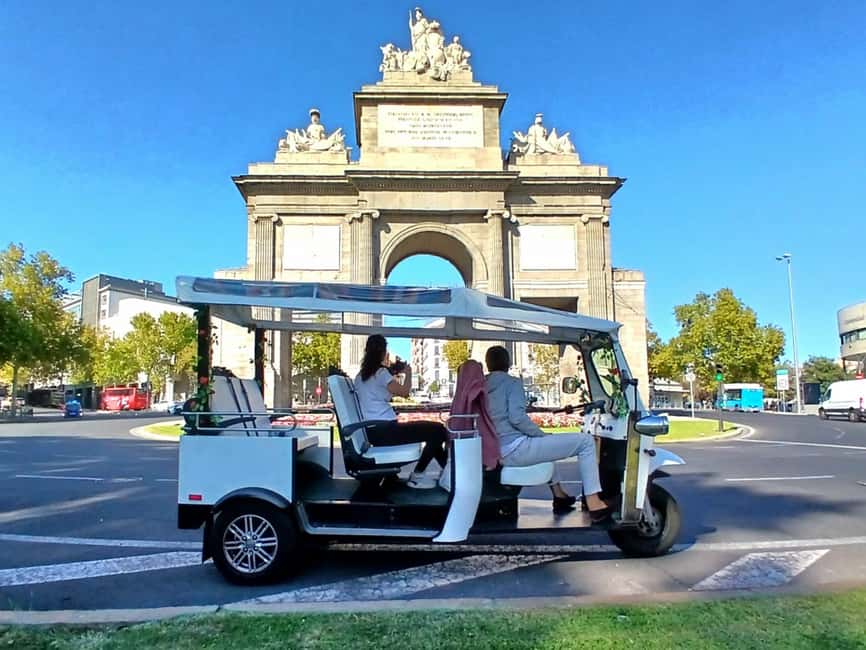 Madrid: Private Tuk-Tuk Tour Highlights - A quick Madrid orientation from Almudena Cathedral