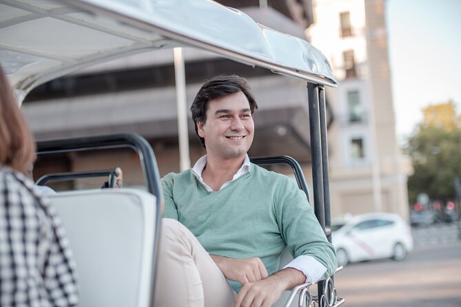 Madrid Welcome Tour with Local Guide in Eco Tuk Tuk Private - Congress, Atocha, and Madrid’s changing districts