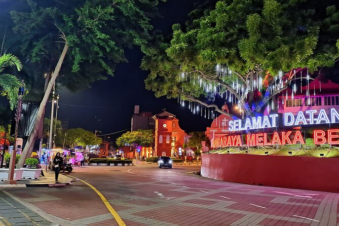 Malacca Night Tour with River Cruise & Trishaw Ride from KL (SIC) - St. Paul’s Hill and the view toward the strait