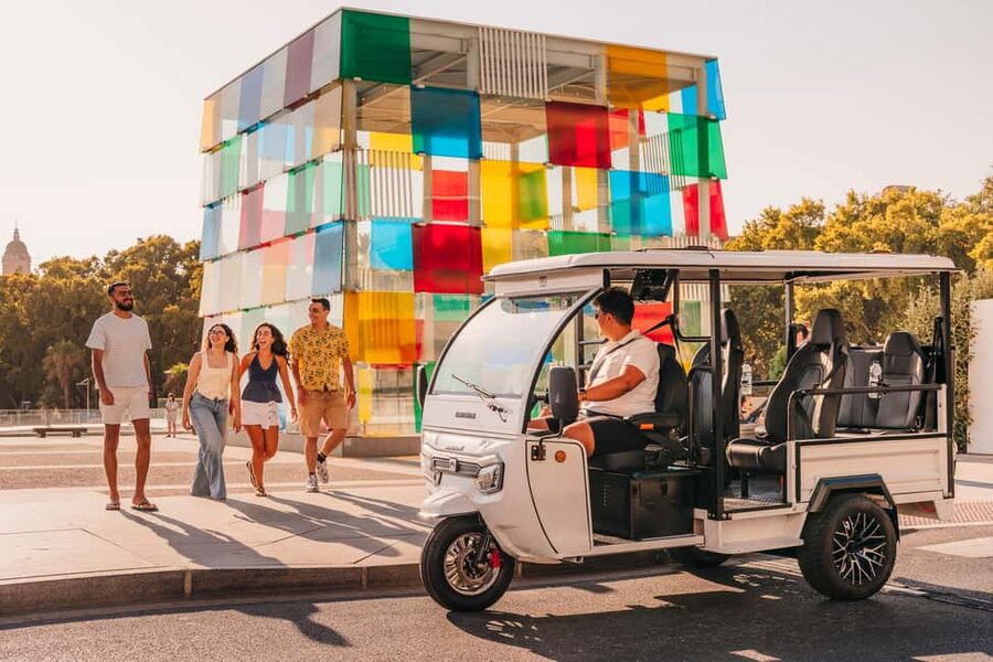 Málaga: 1-hour Private Tuk Tuk Tour - Starting near Muelle Uno and the Pompidou Centre