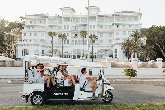 Malaga Expert Tour with Local Guide in Eco Tuk Tuk Private - The 120-minute tour adds Baños del Carmen