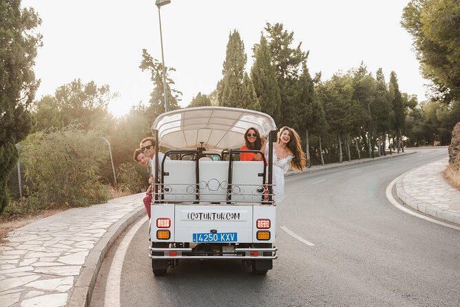 Malaga Express Tour with Local Guide in Eco Tuk Tuk Private - La Malagueta and the coast
