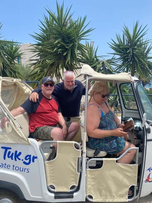 Malia: Sissi and Beyond Tuk Tuk Tour with Raki and Honey - The ride from Malia to Potamos Beach