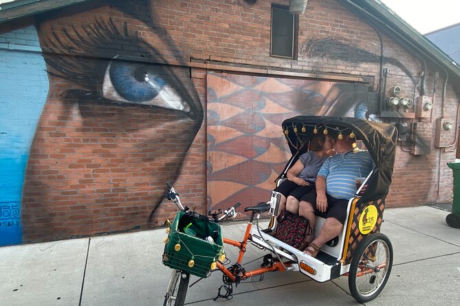 MidTown Mural Pedicab Tour - Tacos and boba make the ride more casual