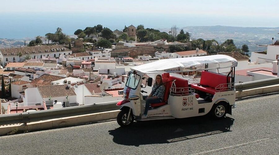Mijas: Panoramic city tour with an electric Tuk Tuk - What the $38 group price really buys you