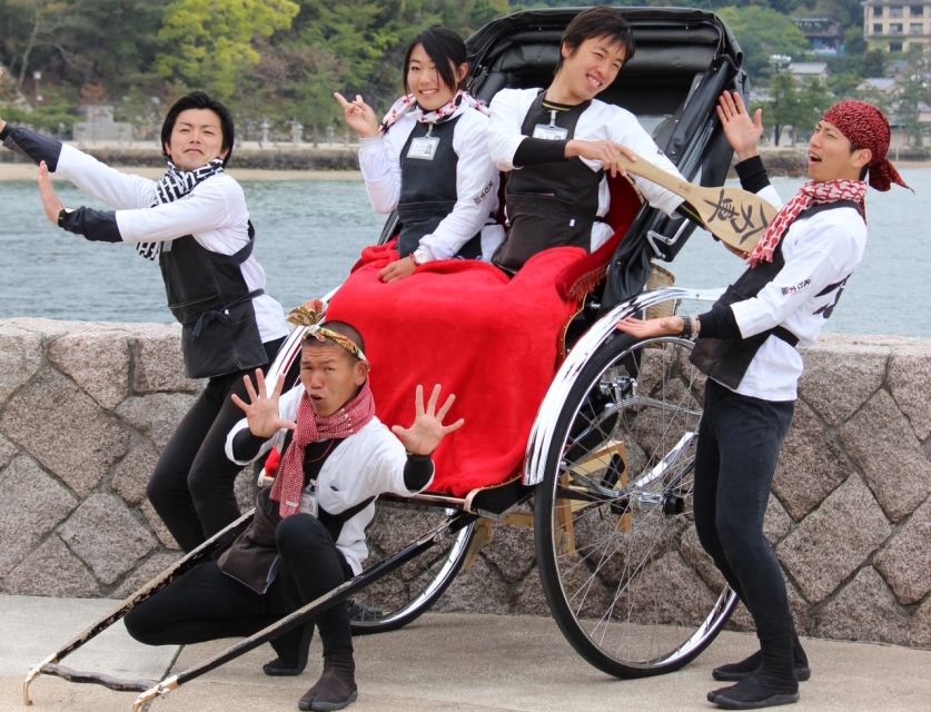 Miyajima: Private Rickshaw Tour to Itsukushima Shrine - The 190-minute route through parks and along the sea