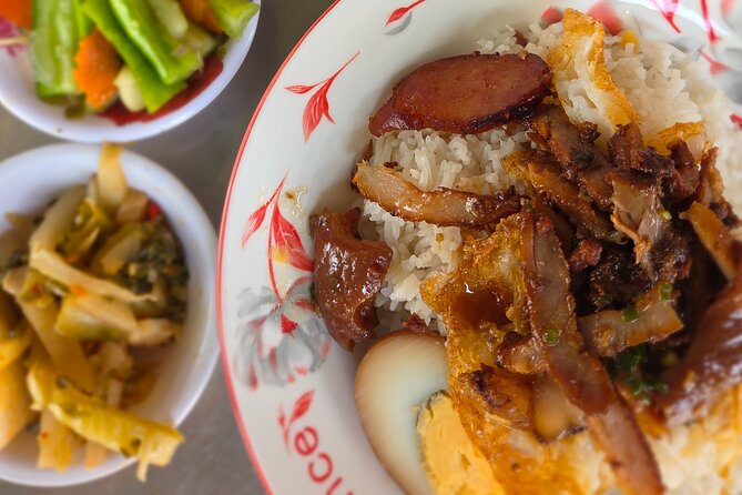 Morning Tuk Tuk Food Tour: Taste Iconic Dishes of Battambang - Nom Banh Chok beside a stilted home
