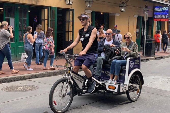 New Orleans Pedicab French Quarter Tour - Starting at 144 Bourbon Street