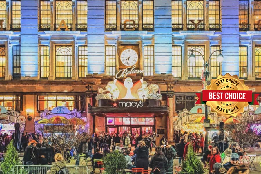 New York: Rockefeller Center Christmas Tree Pedicab Tour - Bryant Park and the Winter Village