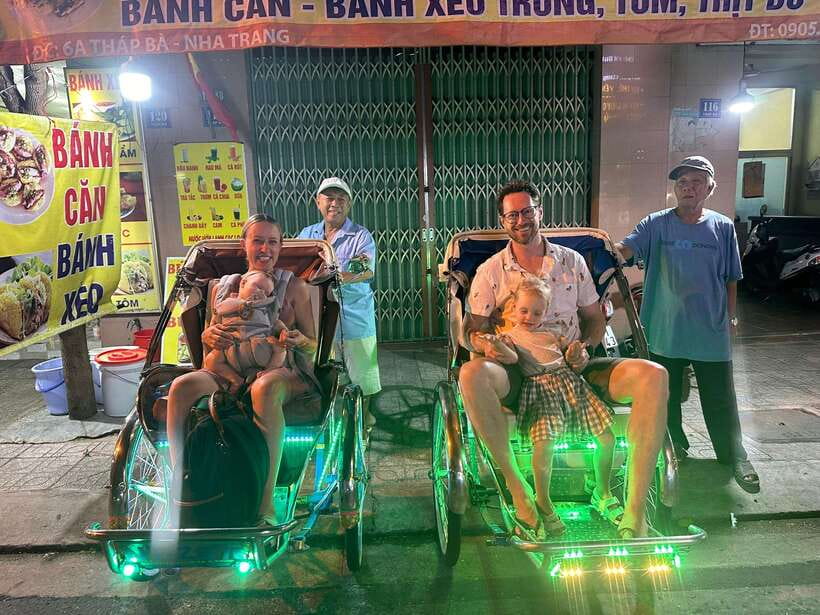 Nha Trang After Dark by Cyclo (Pedicab) - The forty-year grilled beef stop