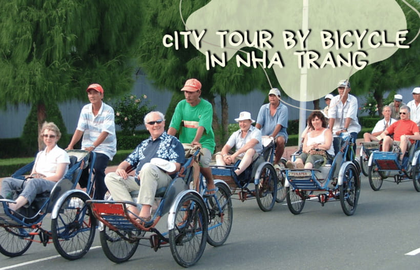 Nha Trang city tour by Cyclo - Route One: Hon Chong, Ponagar Tower, and the mountain church
