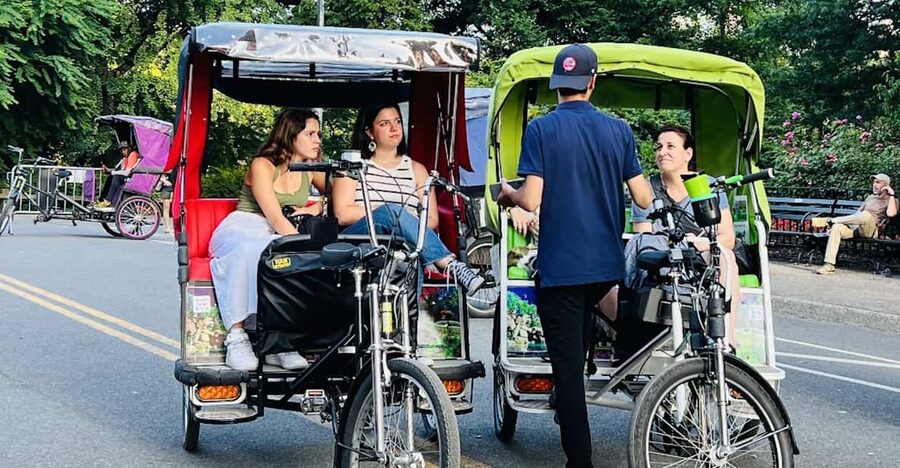 NYC: Central Park Pedicab Tour with Photo Stops - From 1411 6th Avenue to Wollman Rink