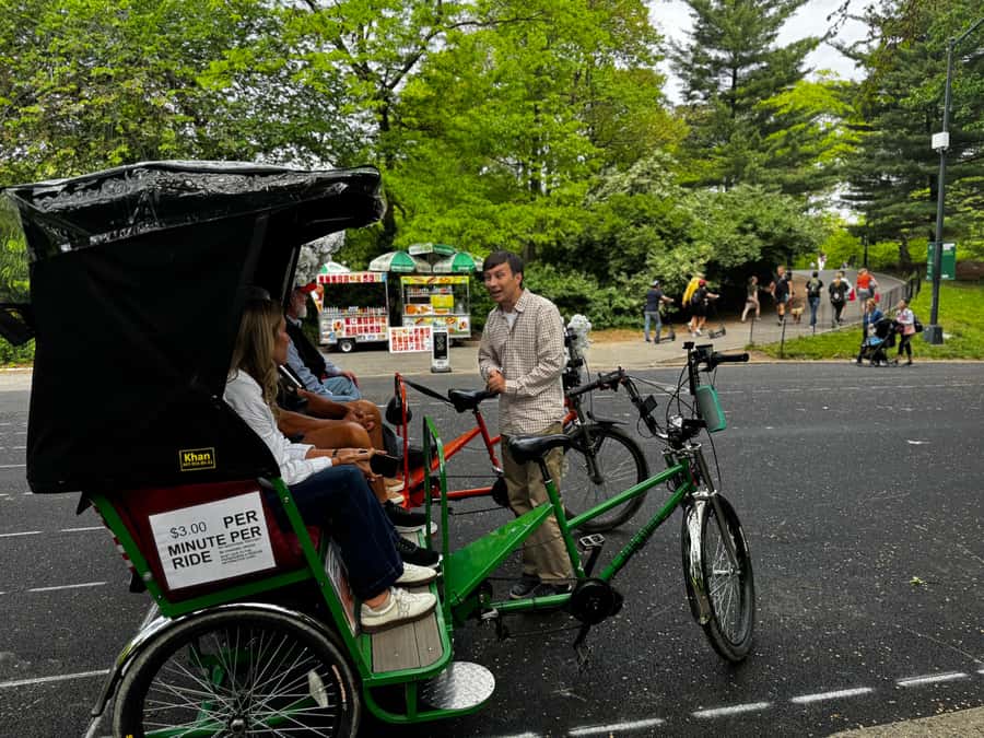 NYC: Central Park Storytelling Pedicab Tour with Theater - Key details before you book