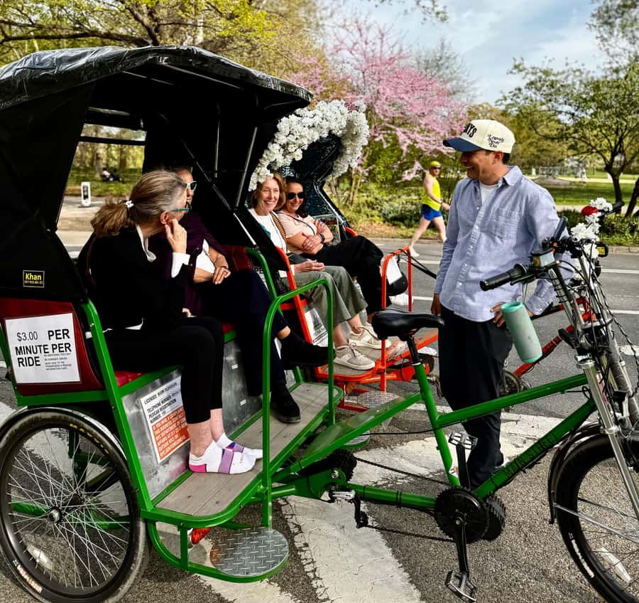NYC: Central Park Storytelling Pedicab Tour with Theater - The Frick Collection and the Mall