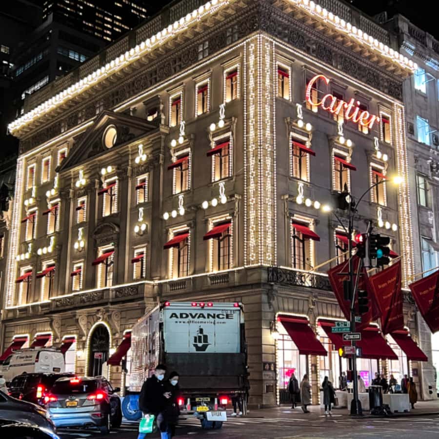 NYC Christmas Lights Tour: Heated Rickshaw Ride - The route to Times Square and what the finish means