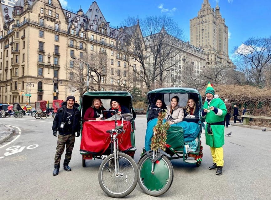 NYC: Elf & Home Alone 2 Locations Central Park Pedicab Tour - Key points to know before you book