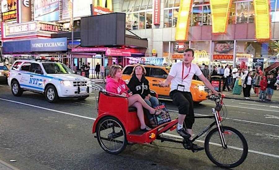 NYC Pedicab Tours: Central Park, Times Square, 5th Avenue - Television studios, Radio City, and Rockefeller Center