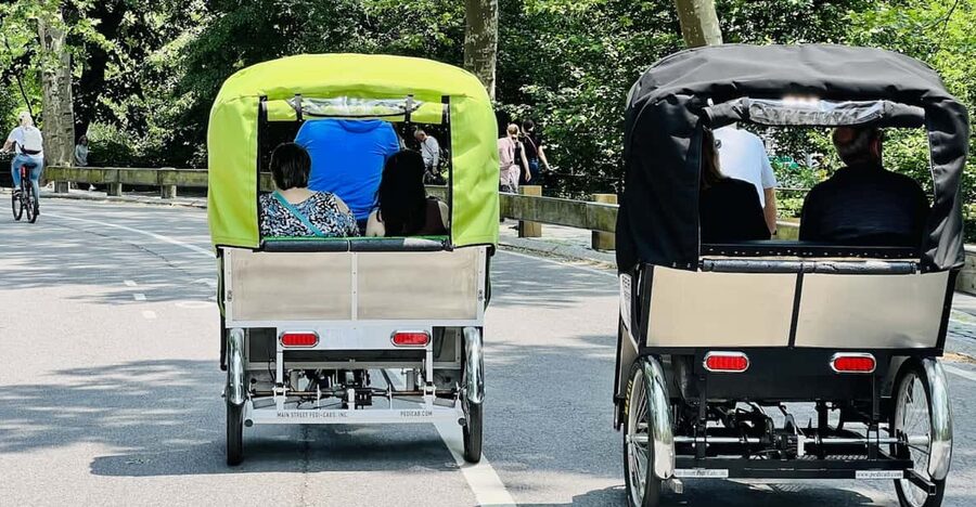 NYC: Private Central Park Pedicab Tours / PICKUP FROM MUSEUM - The value of a private ride at $41