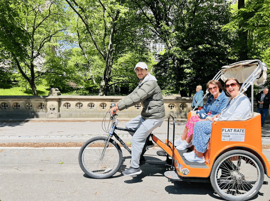 NYC: Private Central Park Pedicab Tours / PICKUP FROM MUSEUM - What is included and what is not stated