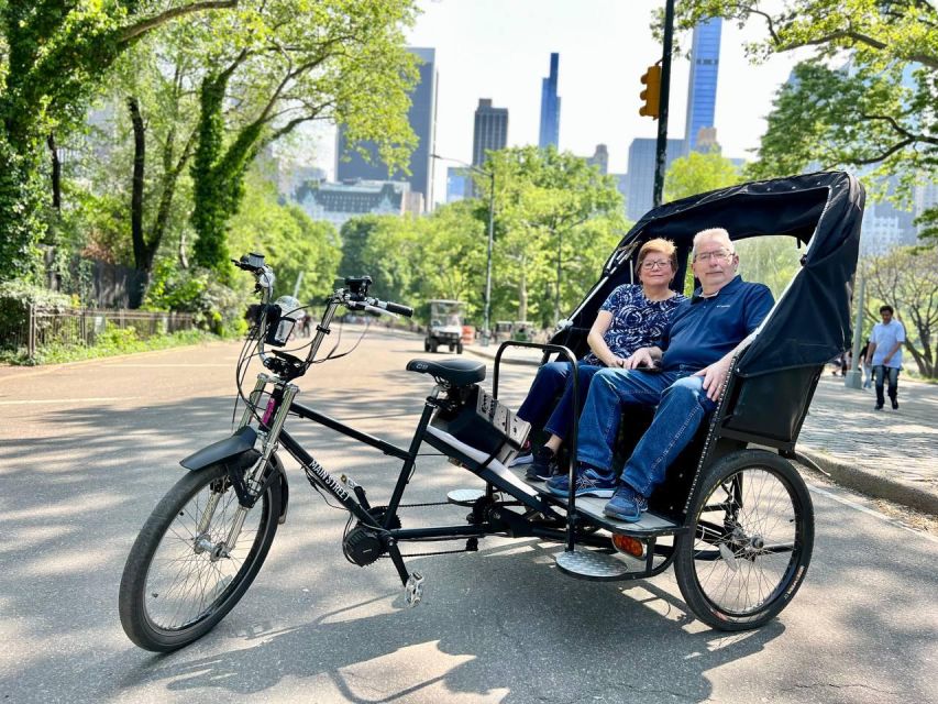Official Pedicab Tours in Central Park - Duration, group size, and value