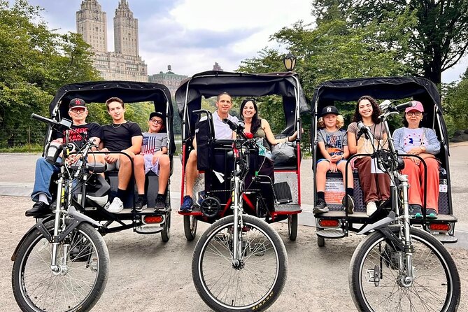 Official Pedicab Tours in Central Park NYC - The VIP additions require careful checking