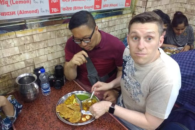 Old Delhi Street Food Tour With Spice Market On Tuk Tuk - Entering Chandni Chowk by bicycle rickshaw