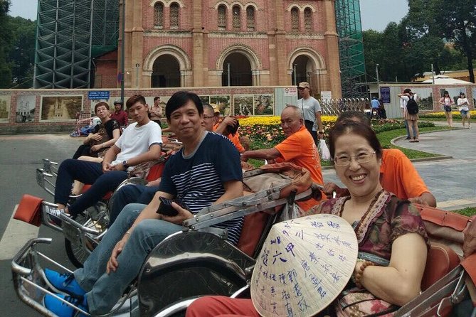 One hour cyclo tour around Saigon - Bitexco Financial Tower and modern Saigon