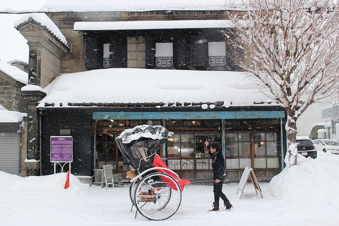 Otaru Rickshaw Tour - Starting at Chuo Bridge in the canal district