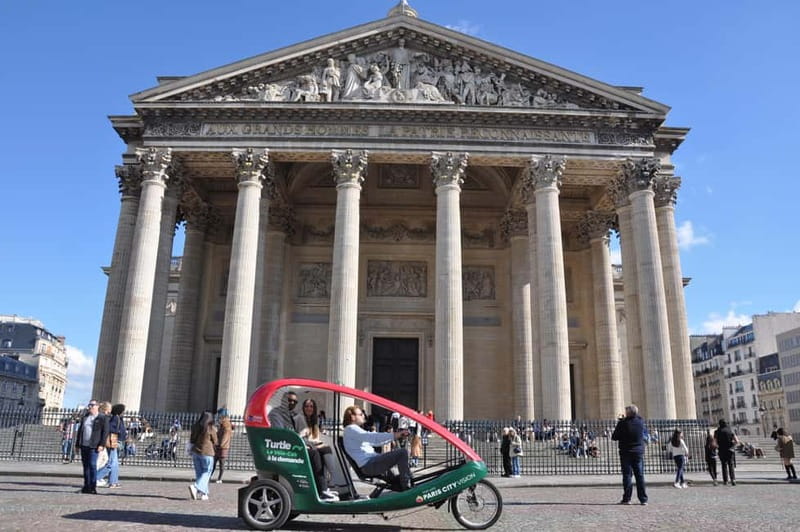 Paris: 2 hours Emily Tour in a Private Rickshaw bike - What this Emily in Paris ride is really like
