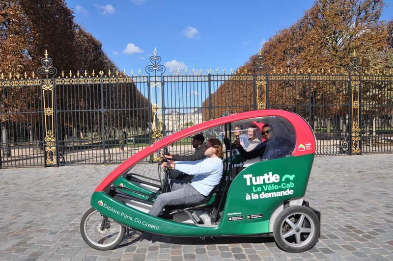 Paris: 2 hours Emily Tour in a Private Rickshaw bike - Starting at the Saint-Michel Fountain