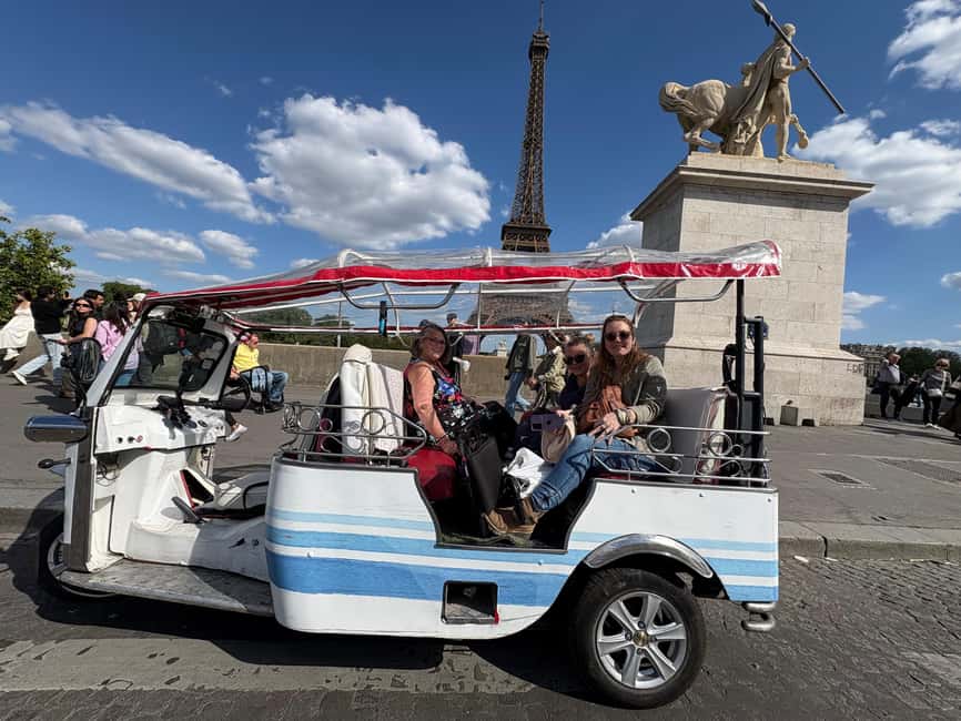 Paris by tuk-tuk: A private tour of the city's iconic landmarks - The price and what you receive