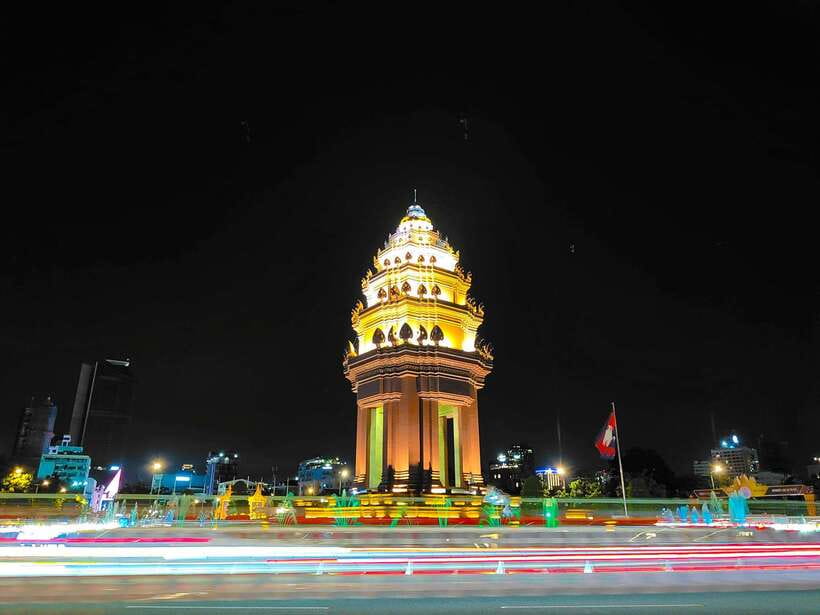 Phnom Penh City & Silk Island Full Day Tour by Tuk Tuk - Central Market and Wat Phnom