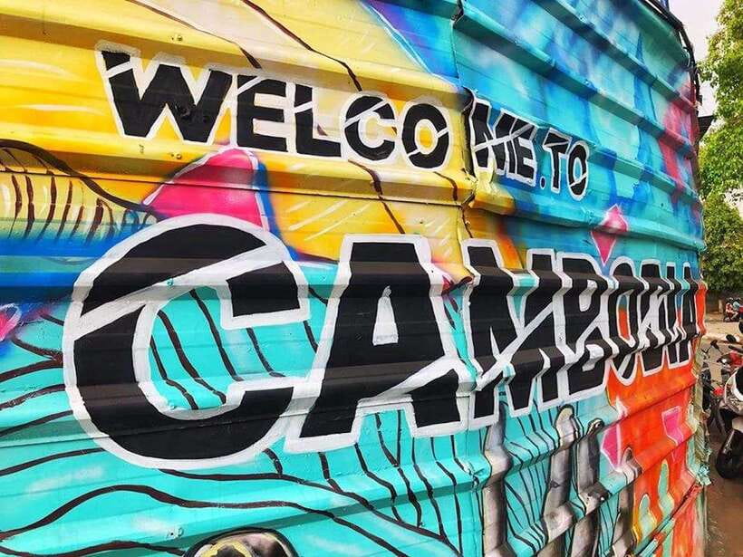 Phnom Penh | Food & Street Art Half Day Tour by Tuk Tuk - Tuk tuk rides connect the city’s painted walls