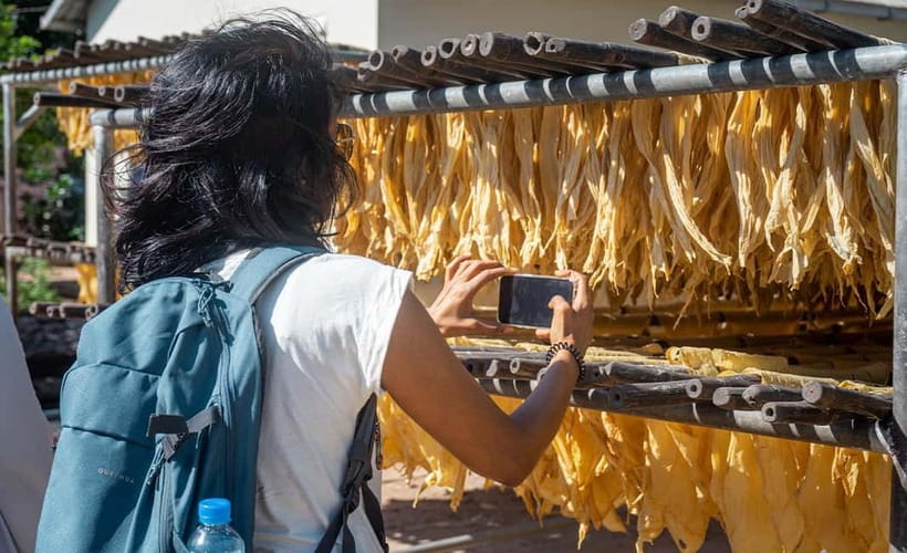 Phnom Penh Haft Day Tour to Silk Island by Tuk Tuk - Silk weaving on Koh Dach