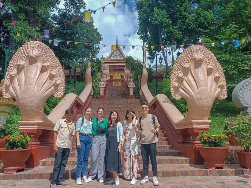 Phnom Penh Historical Sites Tour by Tuk Tuk - Wat Phnom and the city’s everyday faith