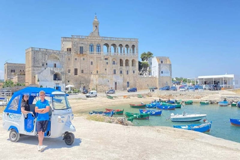 Polignano a Mare: Coast to Coast TukTuk Tour - San Vito harbor, about four kilometers from central Polignano