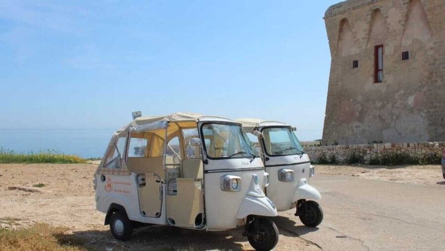 Polignano a Mare: Scenic Tuk-Tuk Tour Along the Coast - The views above Polignano a Mare