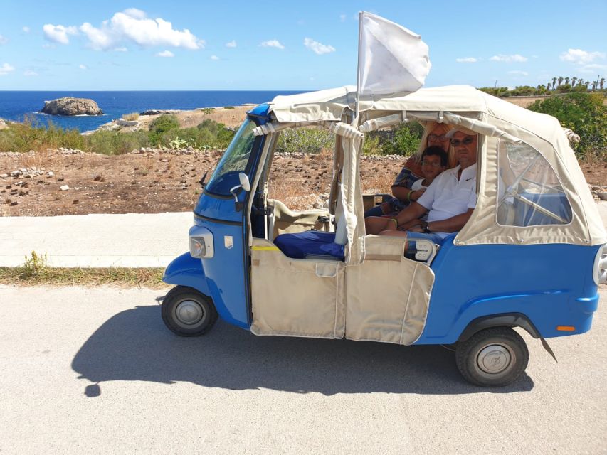 Polignano a Mare: Scenic Tuk-Tuk Tour Along the Coast - From Cala Incina toward San Vito
