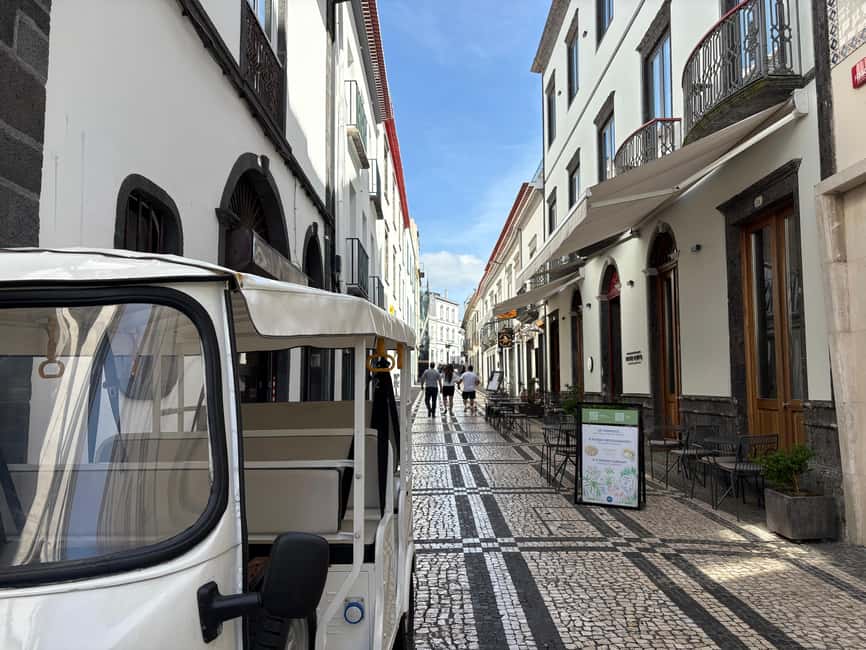 Ponta Delgada: Private City Tour by Electric Tuk Tuk - Starting near the NINE DOTS Azorean Art Boutique Hotel