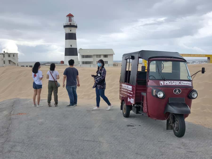 Port Elizabeth tuk-tuk tour, experience the natural beauty. - Pickup makes the morning or afternoon easier