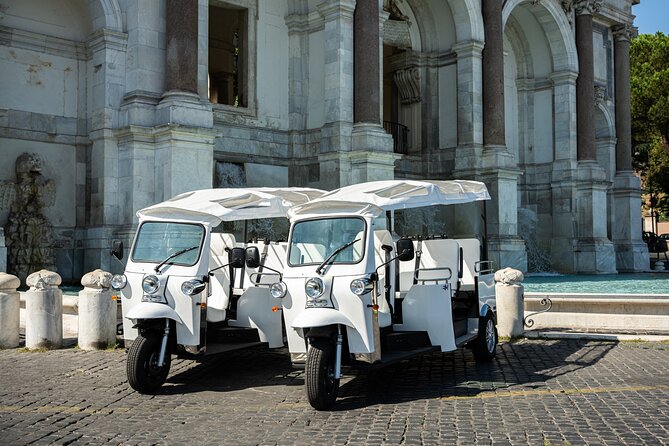 Private 2 Hour VIP Tuk Tuk Tour with Hotel Pickup and Prosecco - Caracalla Baths and ancient Roman leisure