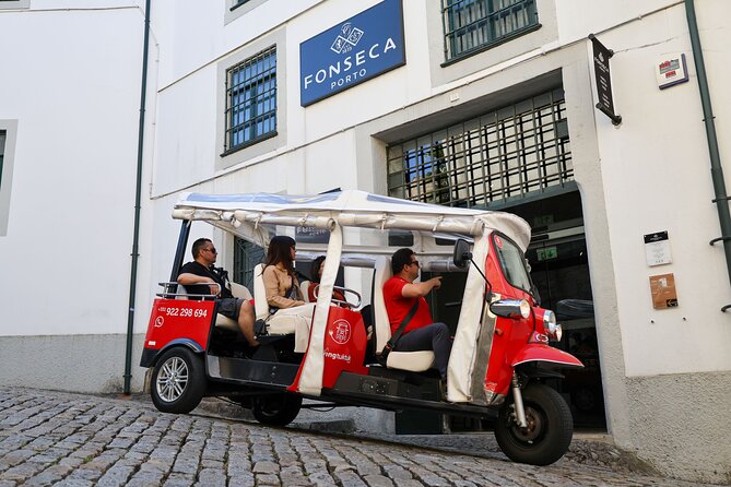 Private 4 Hour Tuk Tuk Tour with Port Wine Cellar Visit & Tasting - Carmo Church and Porto’s tile tradition