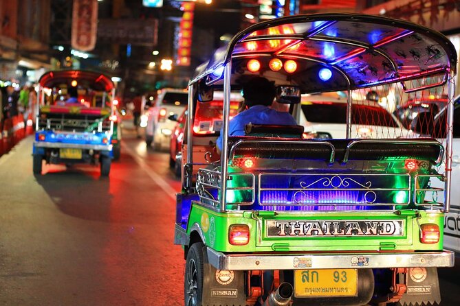 Private Bangkok Night City Tour by Tuk-Tuk with Thai Food - Rattanakosin, the Giant Swing, and the Grand Palace